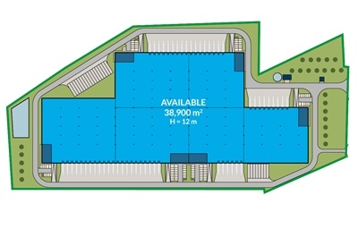 GLP Warsaw VI Logistics Centre - layout