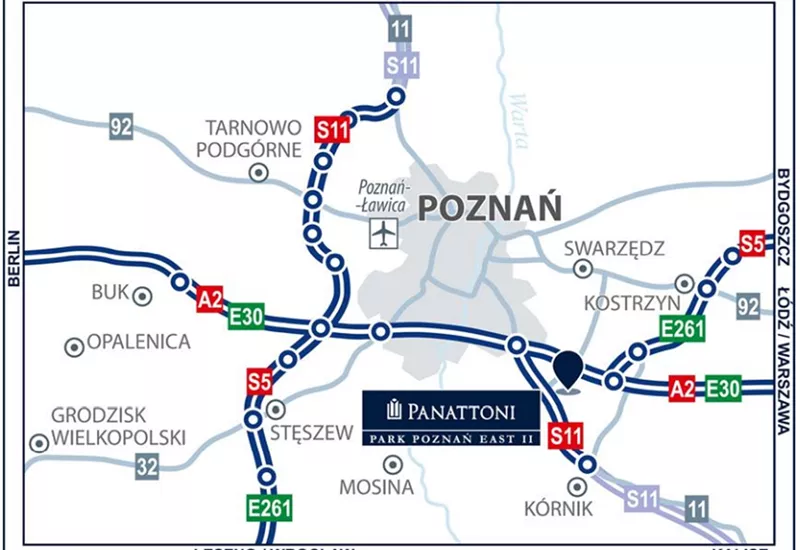 Panattoni Park Poznań East II - Wielkopolskie, poznański, Kórnik, Robakowo, ul. Żernicka
