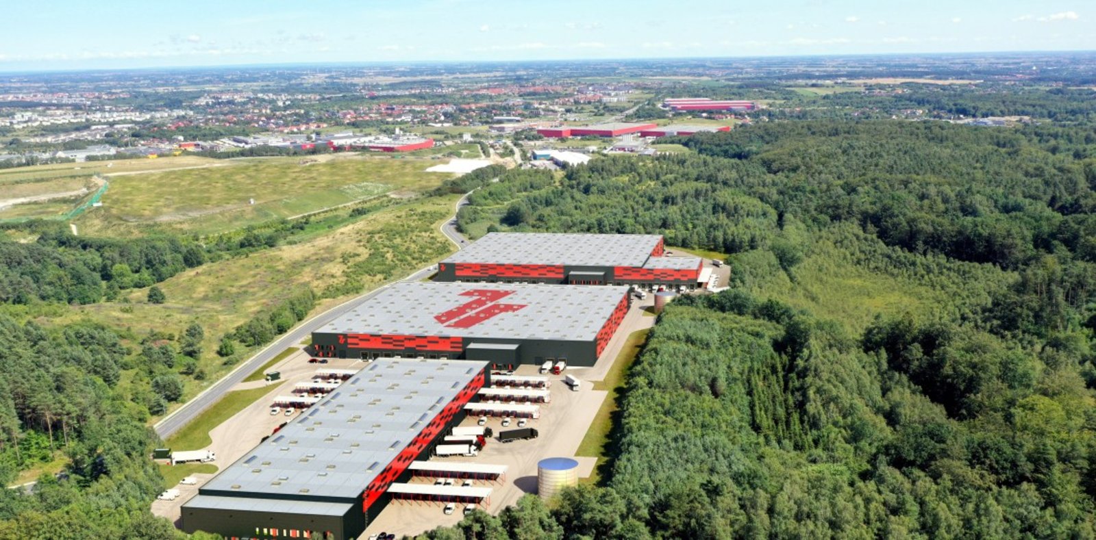 Logistics center Gdańsk Park Kowale - Gdańsk, pomorskie - Warehouse for ...