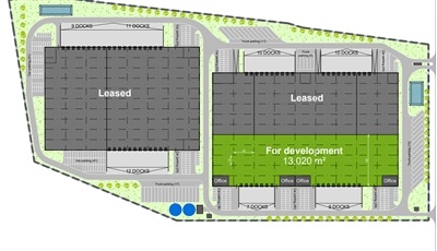 GLP Gliwice Logistics Centre - layout